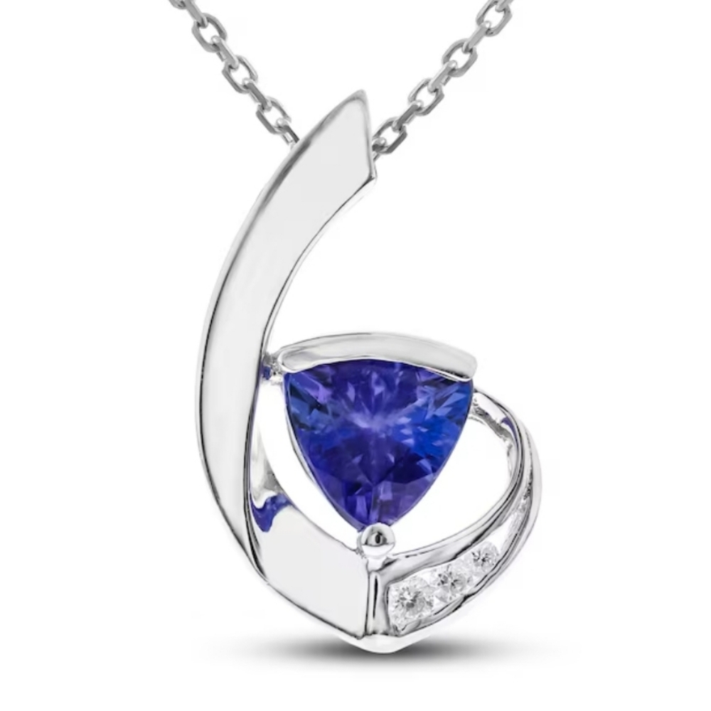 Tanzanite & Diamond Necklace 